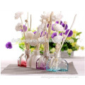 colored decorative air fresher reed diffuser glass bottle with wooden sticks